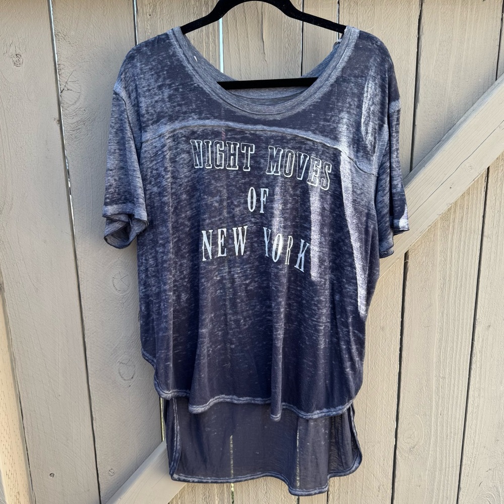 Free People Night Moves of New York Tee Shirt